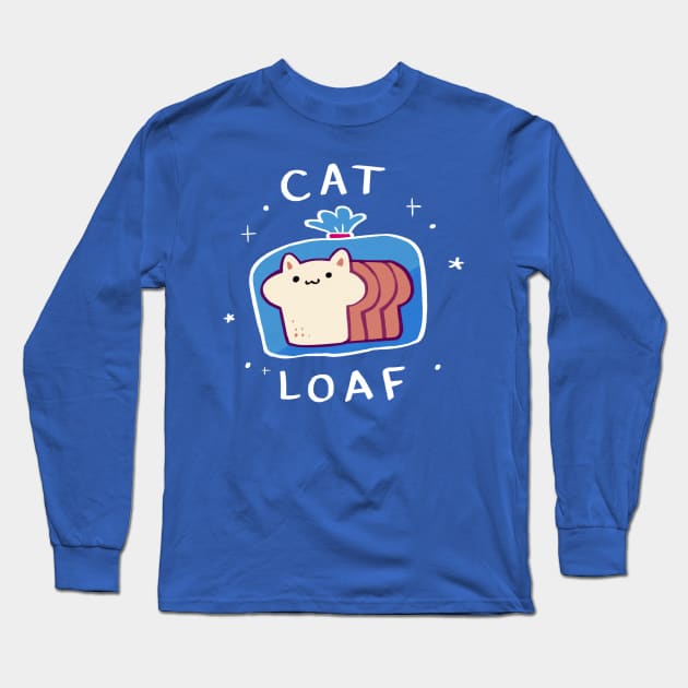 Cat Loaf Long Sleeve T-Shirt by giraffalope